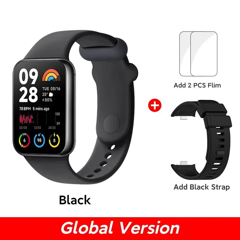 Xiaomi Mi Band 8 Pro Global Version Smart Wristband1.74&quot; Color Square AMOLED GNSS Blood Oxygen Heart Rate Monitor Bluetooth 5.3