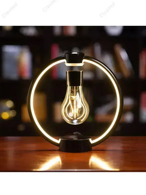 NEW Magnetic Levitating Bulb Retro Atmosphere Lamp RGB LED Night Light Eye Protection USB Lamp for Bedroom Home Room Decor Gift