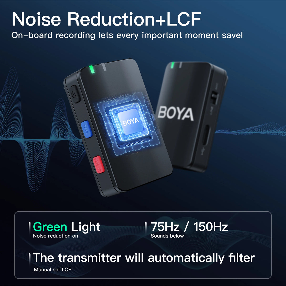 BOYA BOYAMIC Wireless Lavalier Lapel Microphone for iPhone Android Smartphone ipad Cameras YouTube Broadcast Live Streaming Vlog