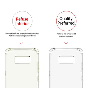 Thick Shockproof Case For Samsung Galaxy S22 S21 S20 S23 Ultra S10 S8 S9 Plus Phone Case For Samsung Note 10 9 8 Silicone Cover