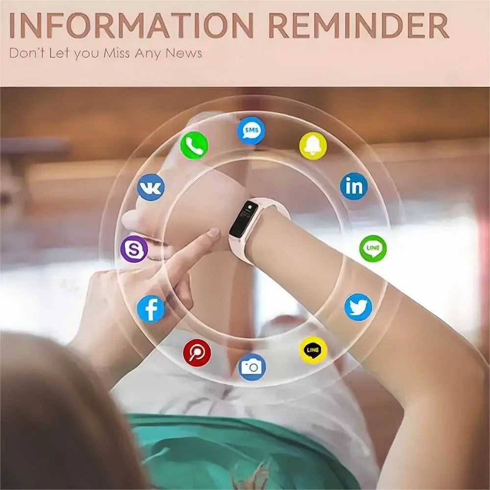 Xiaomi Mijia Smart Bracelet Women Female Color Screen Sports Heart Rate Blood Oxygen Health Sleep Multi-sport Mode Smartwatch