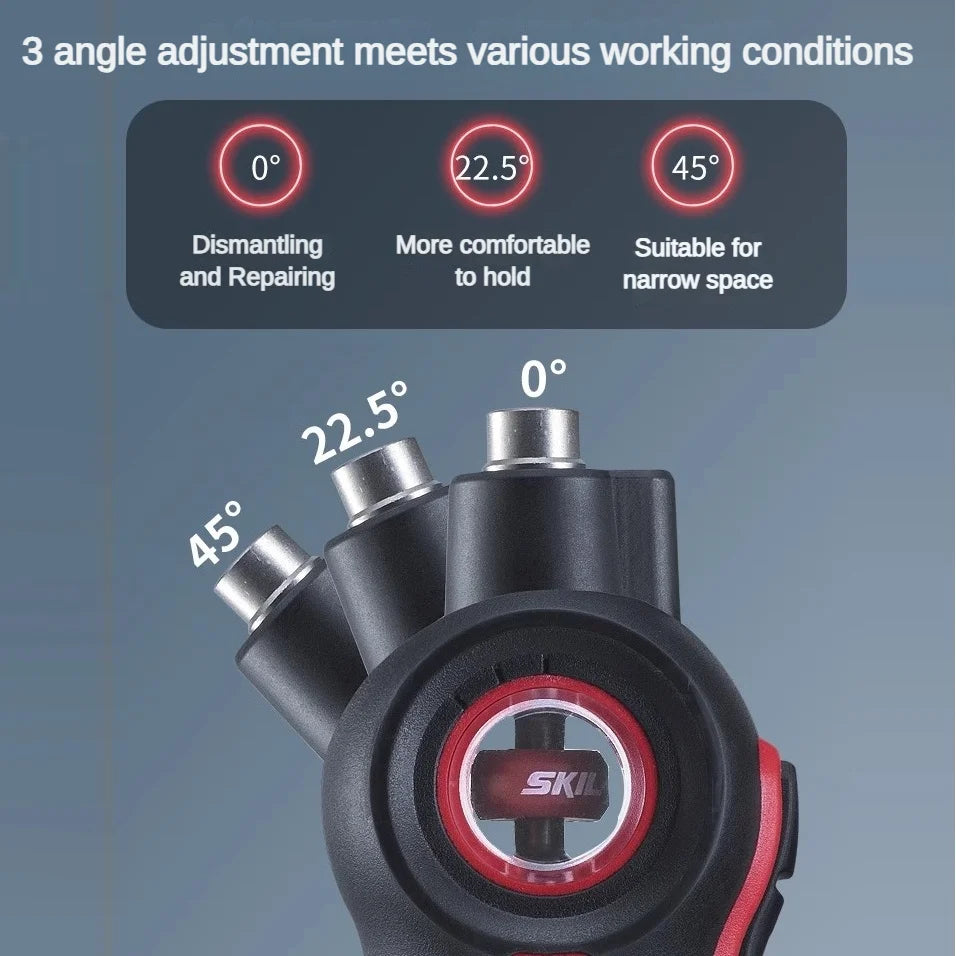 SKIL 5619 4V Mini Electrical Screwdriver Set Smart Scalable Cordless Electric Screw Driver Set USB Rechargeable Drill Tools