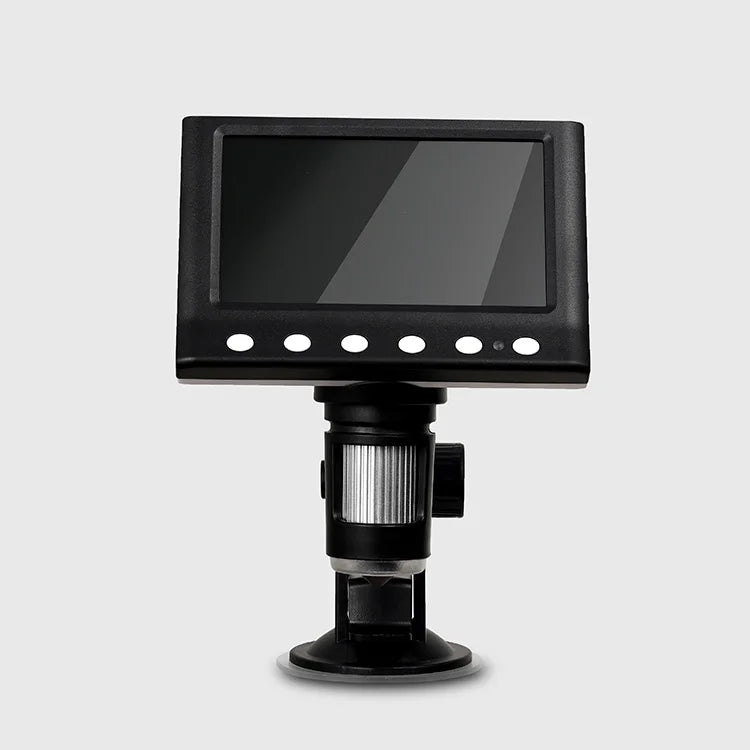 Hayve 4.3&#39;&#39; Digital Microscope 1600X USB Microscope 1080p Soldering Microscope with 8 LEDs Compatible with Windows/Mac OS (DM7)