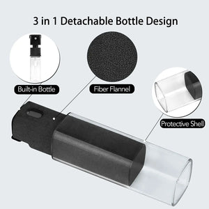 Portable Cleaner Wipe Spray Bottle for iPad iPhone 14 Mobile Phones Tablets Computer Screens Cleaning Sanitizing Spray Bottle