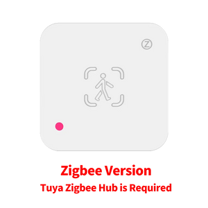 Tuya Zigbee WiFi  Human Presence Sensor MmWave Radar Detector With Luminance Sensor For Smart Home Smart Life replace PIR Sensor