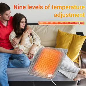 2 In 1 Electric Heating Pad Waist Belt Back Belly Menstrual Uterus Warming Heated Mat Winter Thermal Blanket For Sofa Bed
