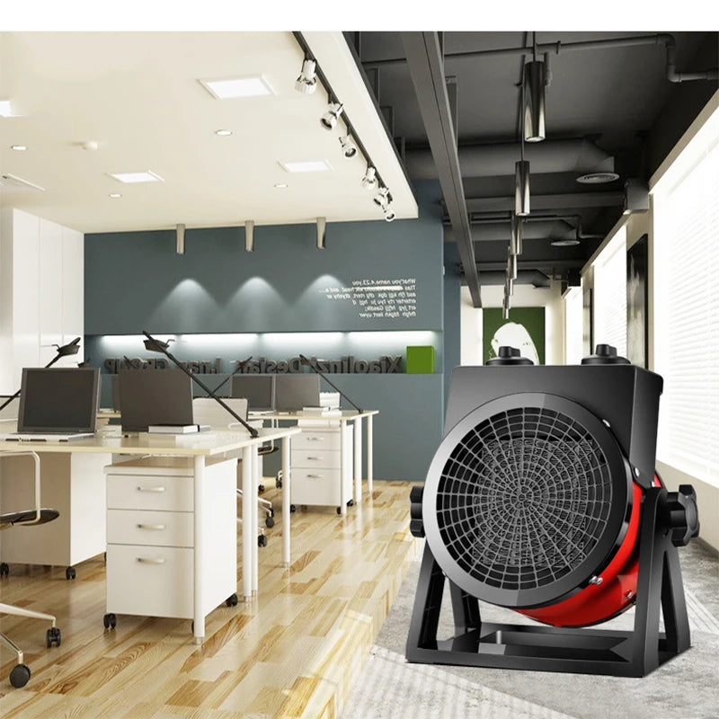 2000W Electric Air Heater Office Electric Heater Household Small Sun Industrial Heater Small Energy-saving 220V