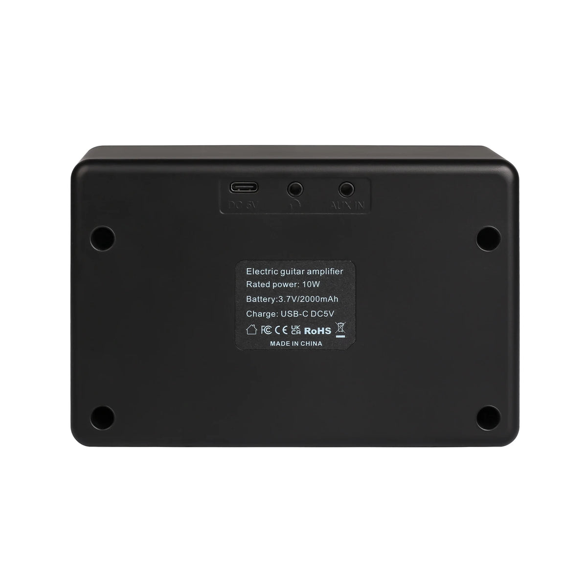 KOKKO 10W Small Electric Guitar Amp Mini Portable Guitar Practice Speaker Rechargeable Portable Practice Audio Guitar Amplifier