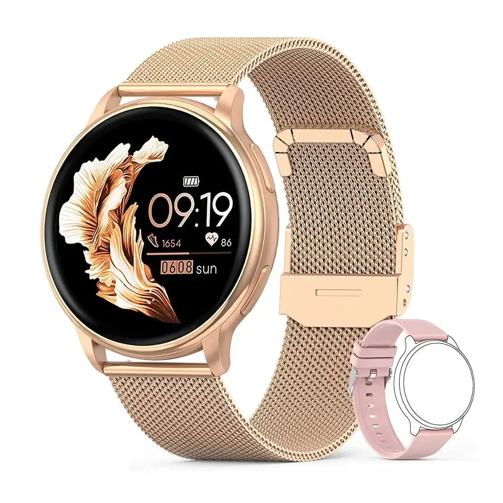 Xiaomi Bluetooth Call Smart Watch Women Steel Watches Men Sports Fitness Tracker Heart Rate Smartwatch For Android IOS G35