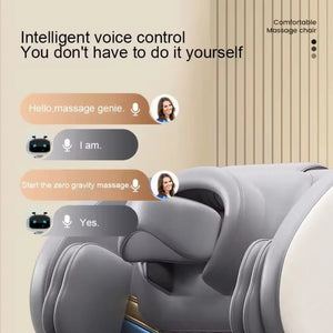 Luxury Electric Leisure Massage Chair Zero Gravity Intelligent Full Body Multi-Function Bluetooth Music U-Shaped Pillow+Shortcut