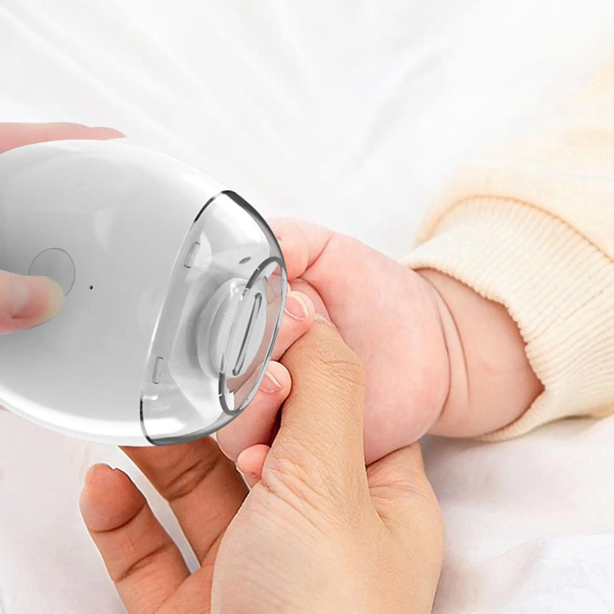 Electric Nail Clipper Nail Grind Polish Multifunction Comfortable 3 Speeds Fingernail Trimmer for Women Men Kids