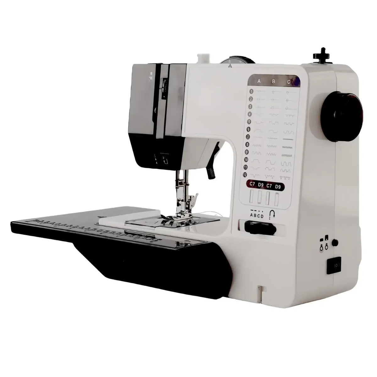 Home Multi-functional Small Electric Mini Sewing Machine 38 Kinds of Lines with Electric Foot Pedal Presser Foot Can Be Removed