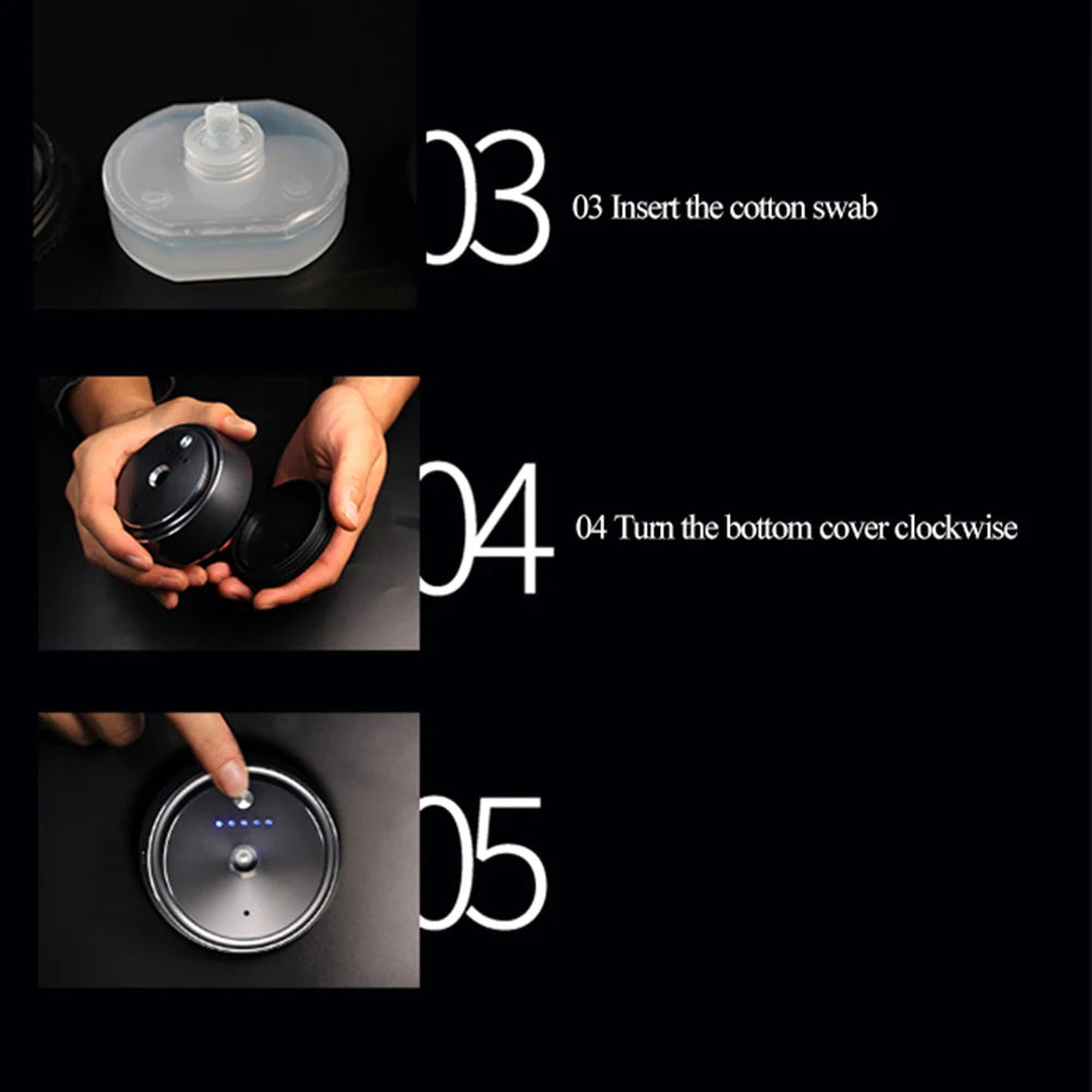 Intelligent Car Scents Aromas Machine Fragrance Diffusers Freshener Elegantly Designed Mini Perfume Machine Multiple Gears