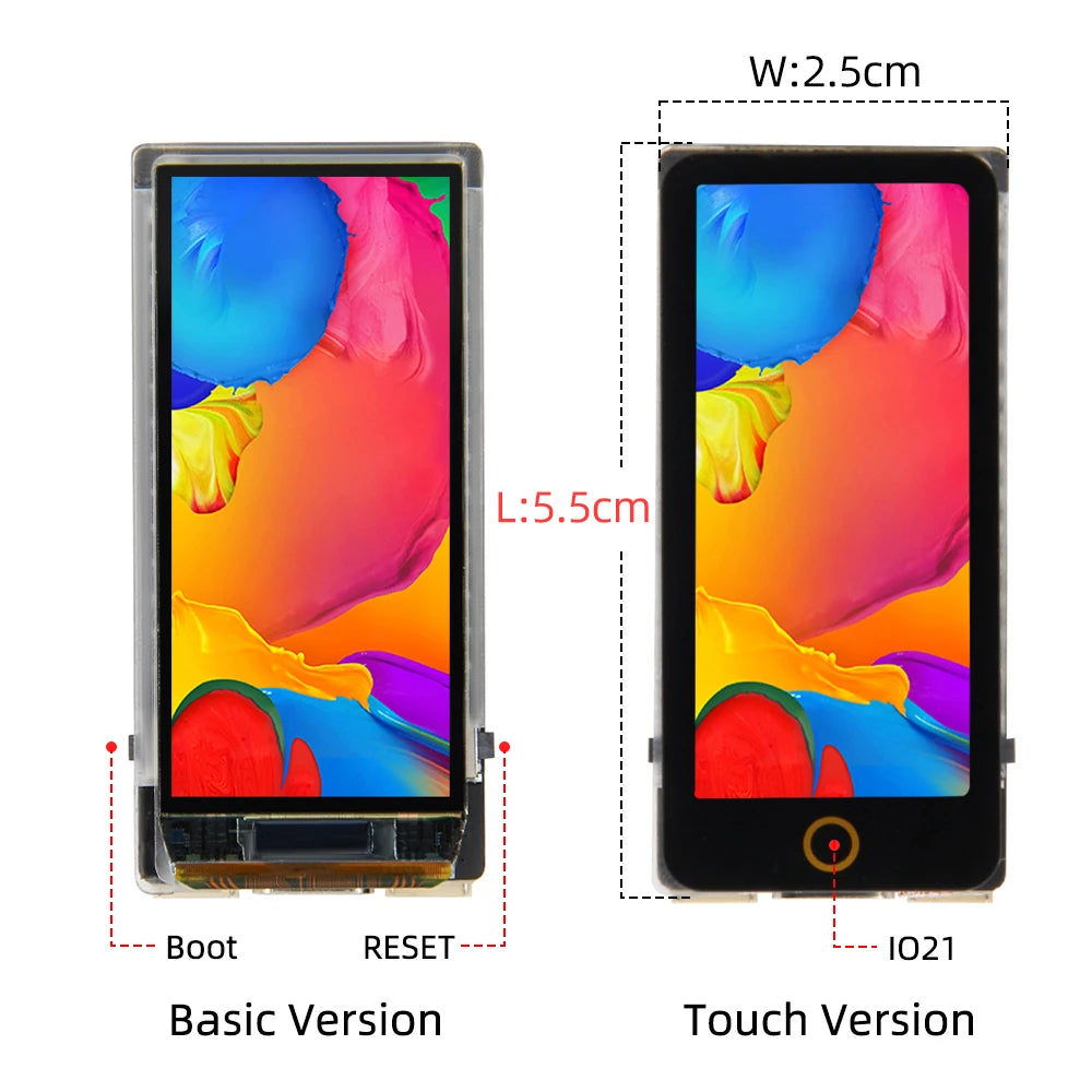 LILYGO® T-Display-S3 AMOLED ESP32-S3 1.91-inch RM67162 AMOLED Display Development Board OLED WIFI Bluetooth 5.0 Wireless Module