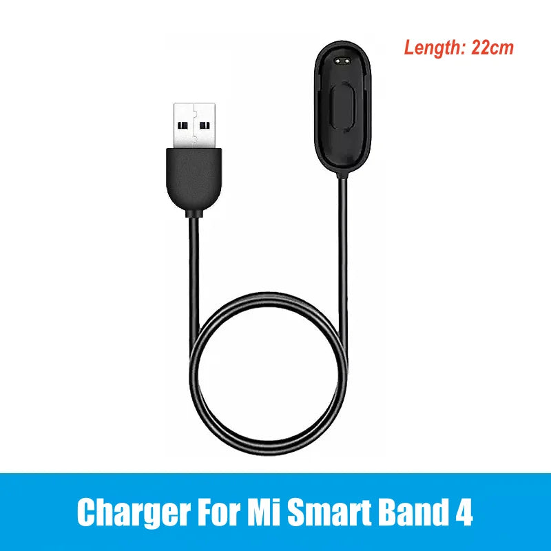 Charger For Xiaomi Smart Band 9 8 Pro 8 Active 7Pro 7 6 NFC 5 Mi Smart Band 4 3 2 Bracelet USB Dock Magnetic Charging Cable