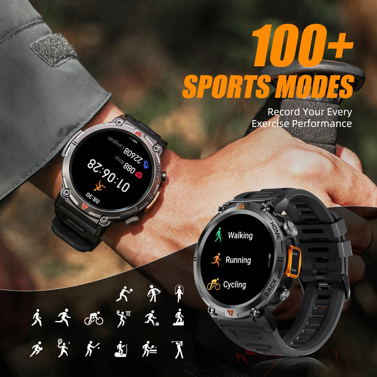 Waterproof  Smart Watch - Stereotech