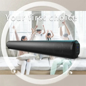 Carpbaba BS28B 20W Wireless Bluetooth Sound Bar System Super Power Speaker Wired Surround Stereo Home Theater TV Projector