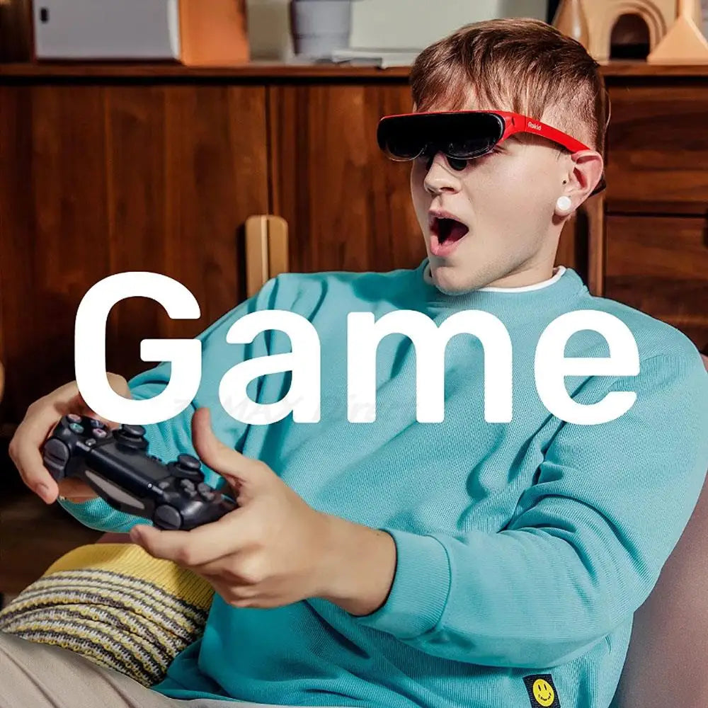 Rokid Air 3D Foldable VR Smart AR Glasses 120&quot; Screen 1080P OLED Dual Display 43°FoV 55PPD Home Game Viewing Device Glasses