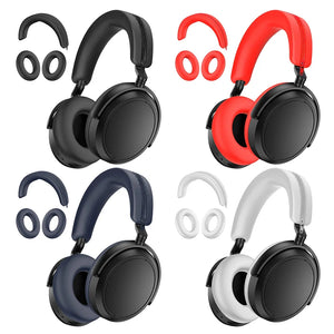 Silicone earphone protective cover suitable for Sennheiser MOMENTUM 4 earphone ear pads, head pillowcases, anti drop