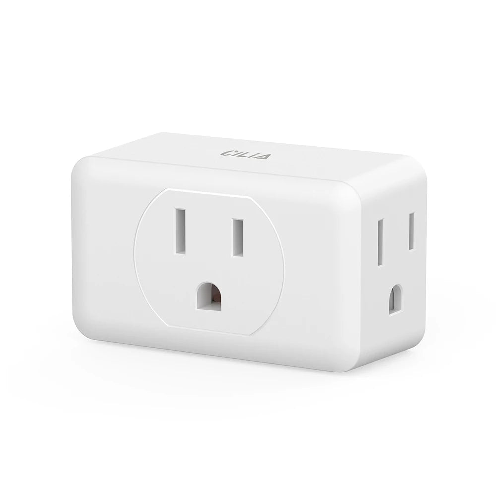 Multi-Plug Outlet Extender, 3-Outlet Wall Adapter, Multi-Socket Splitter, Grounded Wall Tap Power Plug Extender, Essenti