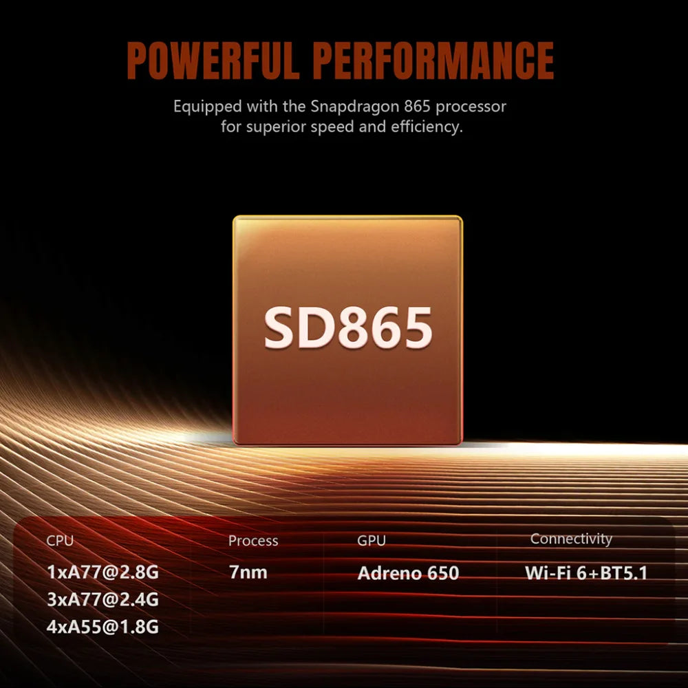 Retroid Pocket 5 Handheld Game Console 5.5Inch OLED Screen SD865 8GB+128GB RP5 with Bag Android Game Console Wifi 5000mAh