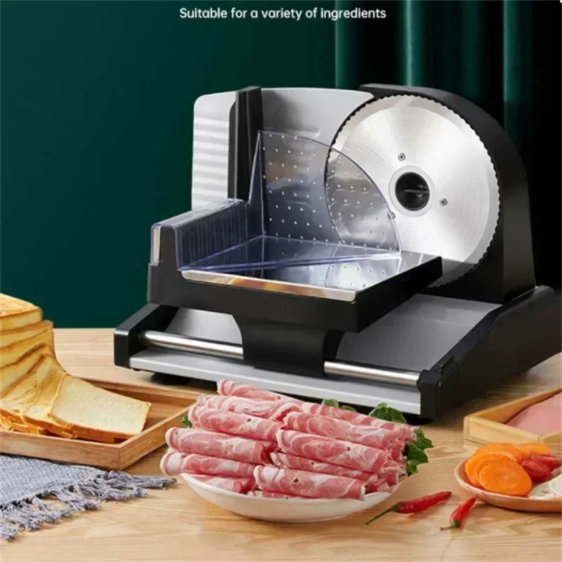 New electric food slicer meat food household desktop meat slicer lamb beef slicer bread ham meat cutter