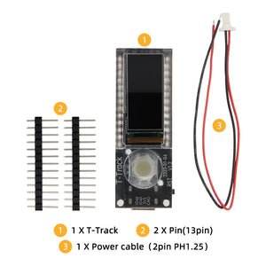 LILYGO® T-Track ESP32-S3 AMOLED Trackball Development Board ESP32-S3R8 WiFi Bluetooth 1.1inch Display Wireless Module Arduino