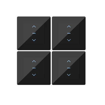 MOES WiFi Smart Curtain Switch Touch Design for Motorized Curtains and Roller Blinds work with Alexa Google and Smart Life App - Stereotech