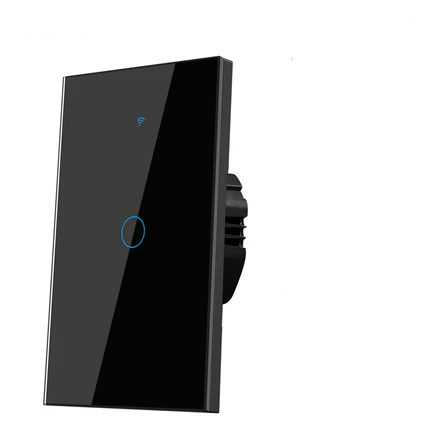 Tuya US WiFi Smart Wall Switch RF433 1/2/3 Gang No Neutral Wire Touch Sensor LED Light Switches Smart Home Alexa Google Home - Stereotech