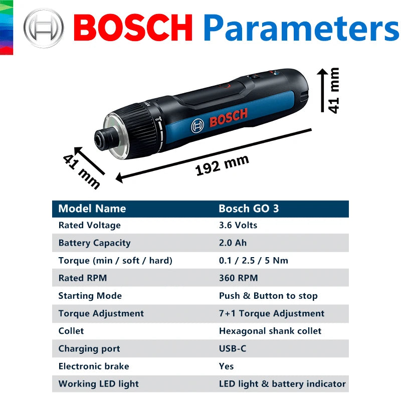 Bosch go 3.6 v screwdriver online