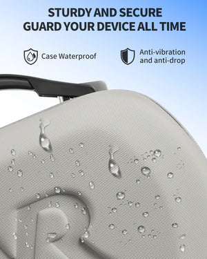 for PSVR2 Storage Bag VR Headset EVA Hard Waterproof Protective Box Portable Strap Handbag VR Carrying Case for Apple Vision Pro