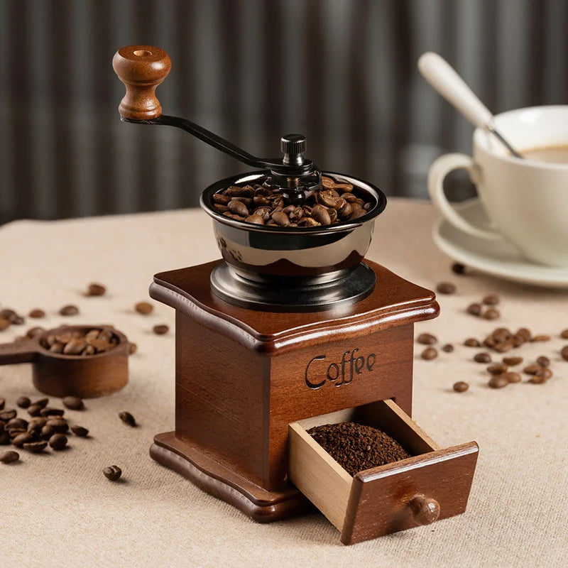 Classical Retro Manual Coffee Bean Grinder - Stereotech