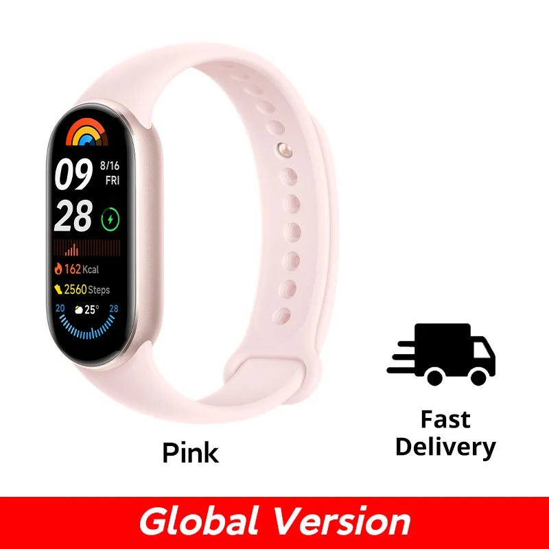[World Premiere]Global Version Xiaomi Smart Band 9 150+ Sports Modes Sleep Monitoring 1.62&quot; AMOLED Display 21-day Battery Life