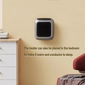 Portable Mini Heater for Home Bedroom Office Remote Control Electric Heater Low Consumption Vertical Heating Fans Warmer Machine