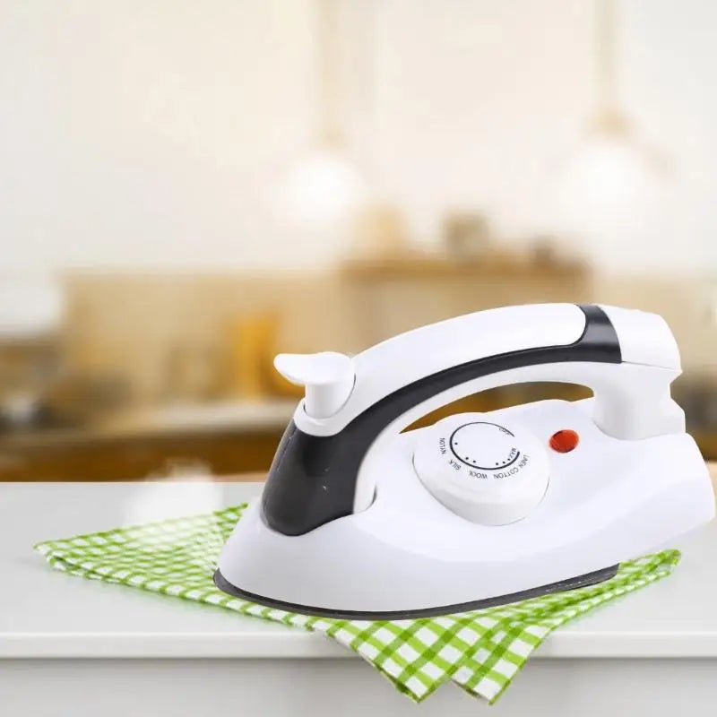Mini Portable Foldable Electric Steam Iron for Clothes 3 Gears Flatiron Travel - Stereotech
