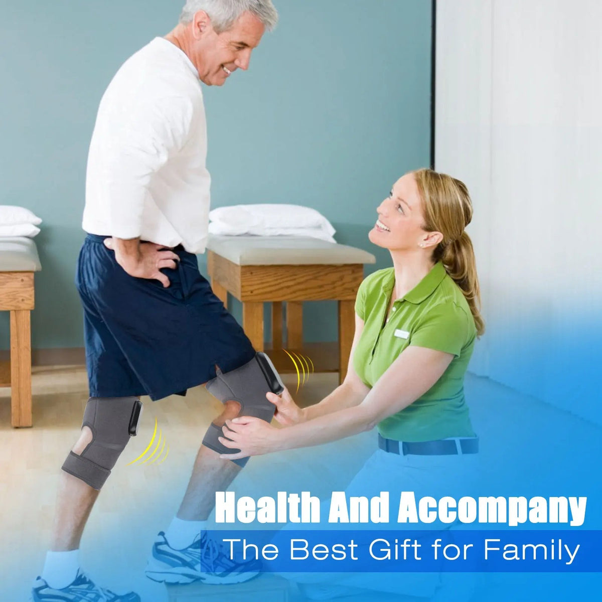 Electric Heating Knee Massager Far Infrared Joint Elbow Knee Pad