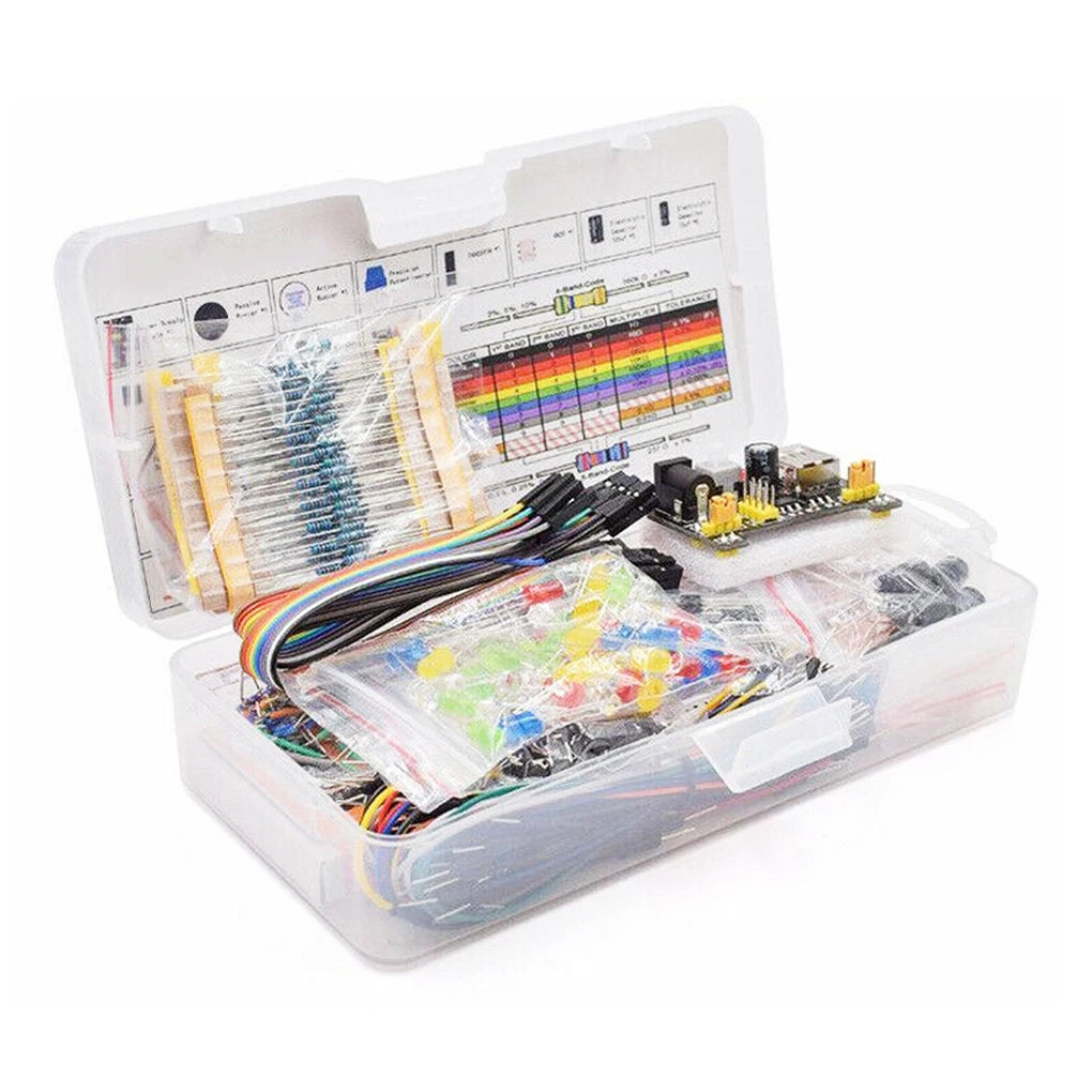 DIY Project Starter Kit For Arduino UNO R3 DIY Electronic Component Set With 830Tie-points Breadboard - Stereotech