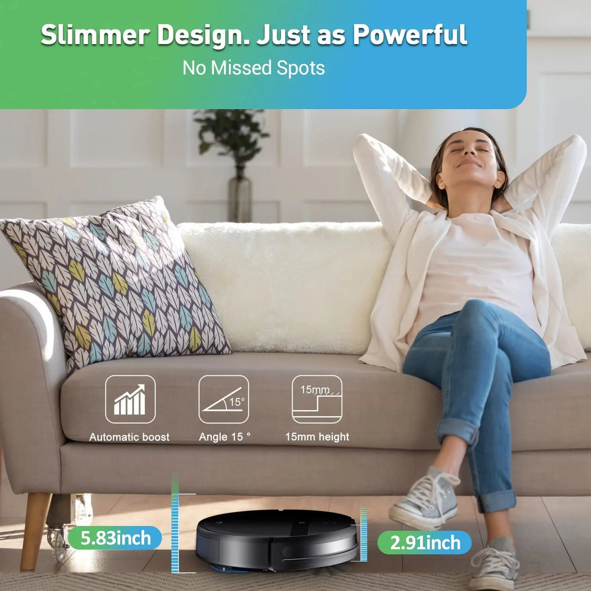 App Controlled Auto Charging Vacuum Cleaner - Stereotech