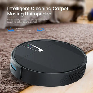 Robot Vacuum Smart Mop Cleaner With 3800PA Suction APP& Voice Control Autocharge Sweeping Floor Cleaning For Home Robotic Vacuum