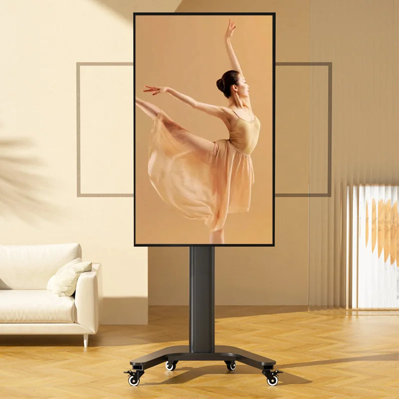 HILLPORT Tilt TV Mobile Cart Free Lifting 37&quot;-70&quot; LED LCD Plasma TV Trolley Mount Stand Support vertical screen SC5211