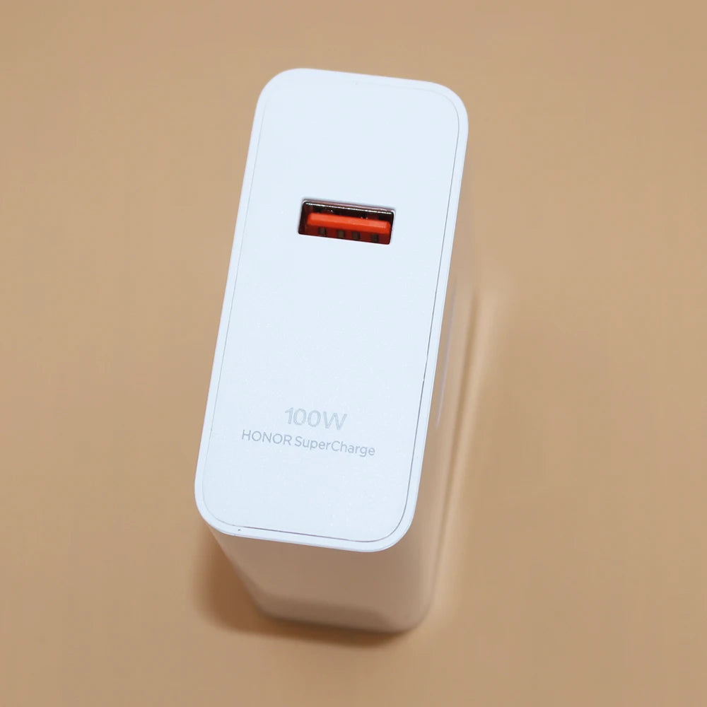 Honor SuperCharge Max 100W Charger EU/US/UK Plug Power Adapter 6A Type C Cable For Honor 70 60 Pro 50 Magic 3 Magic4 X30