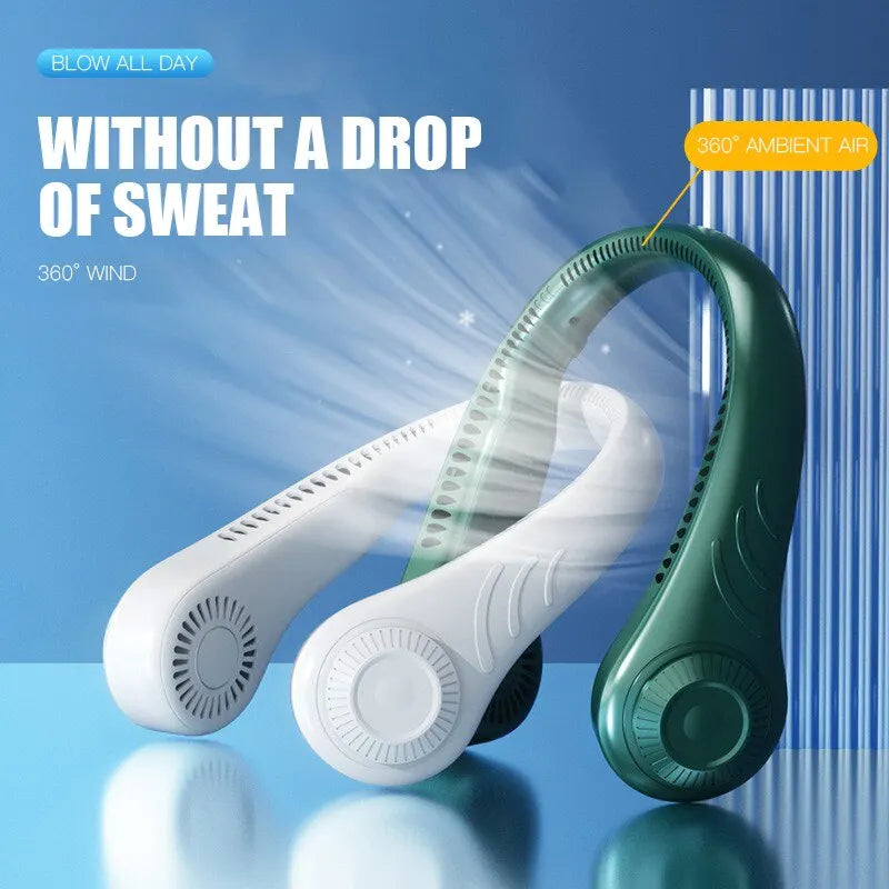 Neck-Hanging Cooling Fan - Stereotech