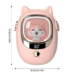 Electric Hand Warmer 2 in 1 USB Rechargeable Pocket Hand Heater 3000mAh Mobile Power Bank Winter Quick Heating Handwarmers