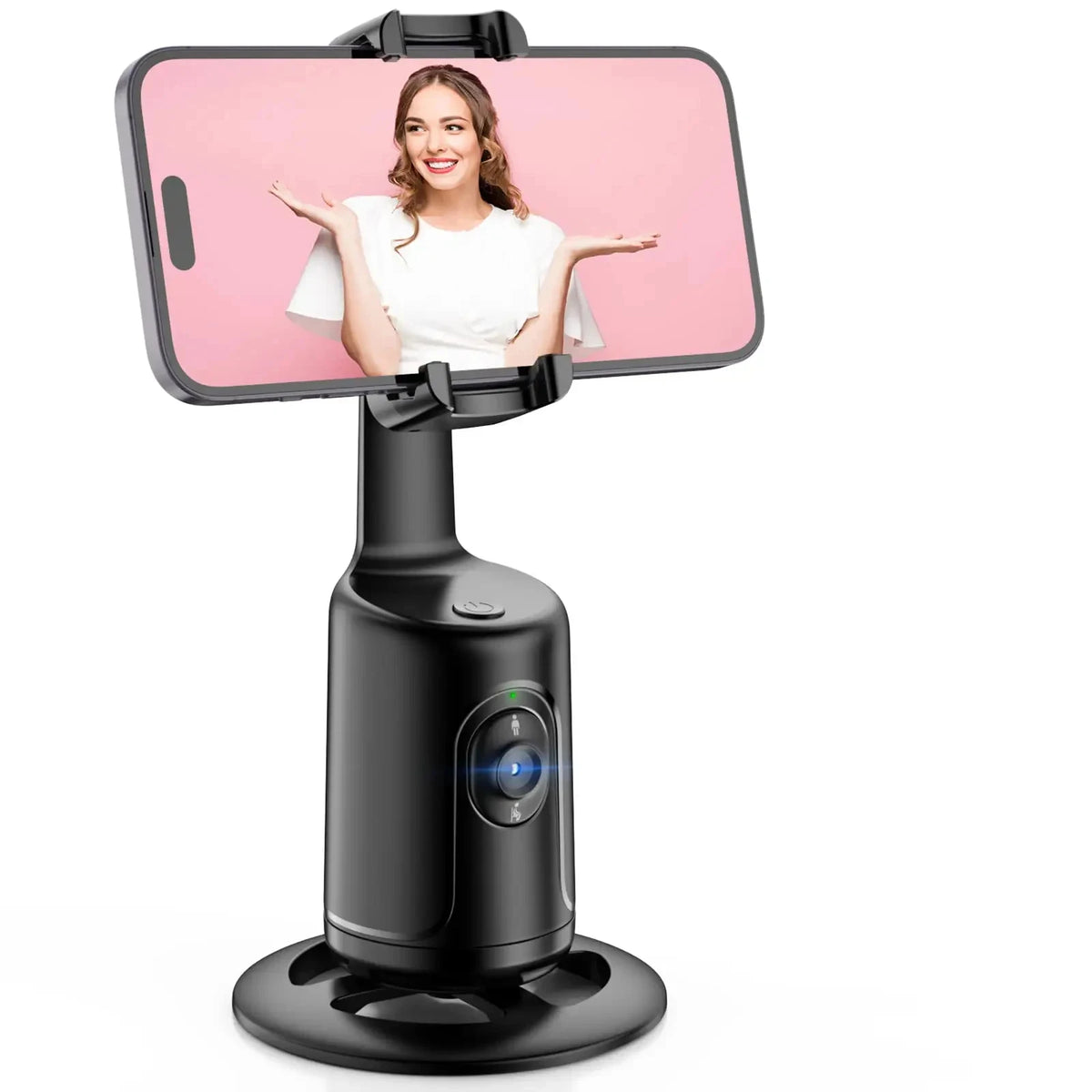 Auto Tracking Phone Holder Auto Face Tracking 360 Rotation Fast Face &amp; Object Tracking Cameraman Robot