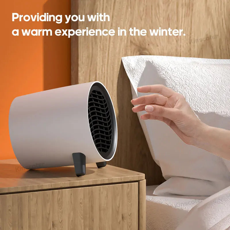 Electric Heater Desktop Quick Heat Warm Air Blower No Light 600W Portable Heater Warmer Machine Household Winter