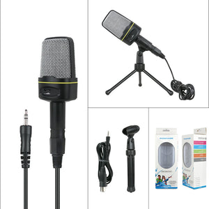 New Condenser Microphone Professional 3.5mm Wired Studio Capacitive Mic With Tripod Stand SF920 for PC Computer Recording