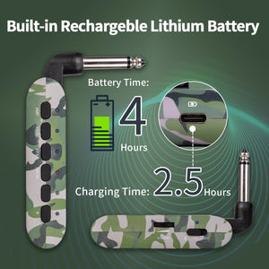 FLAMMA FX10 Guitar Headphone Amplifier Headphone Amp Portable Guitar Plug  Amp Bulit in 14 Effects 14 Amp Models 28 Drum Grooves