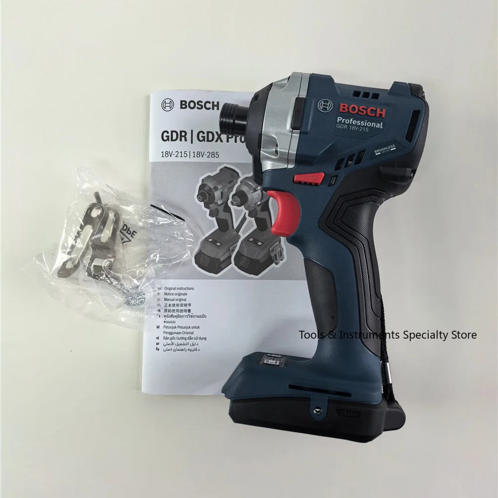 Bosch GDR 18V-215 Professional 18V Cordless Impact Driver 1/4&quot; internal hexagon Electric Screwdriver 215 Nm