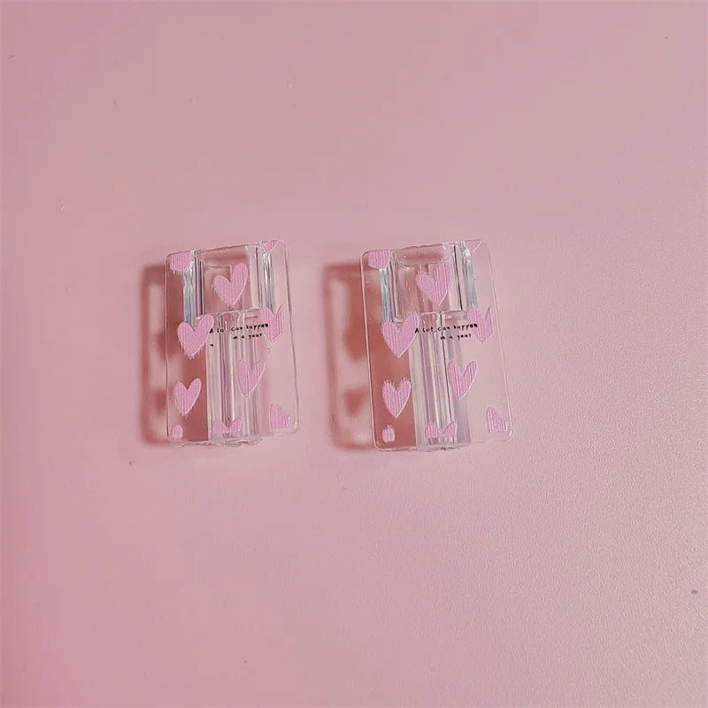 Pink Girls&#39; Heart Charger Protective Case For iphone US 20W Fast Charger Protection Box Cover Data Line Winder Spiral Protective - Stereotech