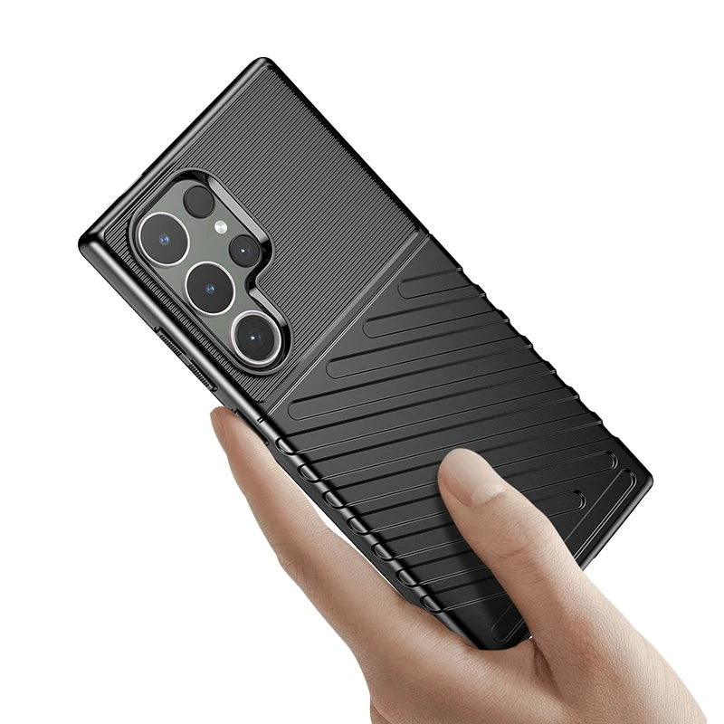 Cover Shockproof Silicone Phone Case For Samsung Galaxy S24/S24+/S24 Ultra